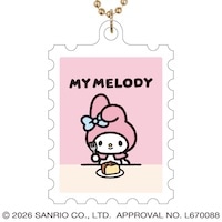 #サザンDSクリエイト(国内販売のみ） 身辺雑貨 サンリオ切手風アクリルキ－チェ－ン  マイメロディ 20706