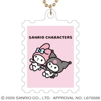 #サザンDSクリエイト(国内販売のみ） 身辺雑貨 サンリオ切手風アクリルキ－チェ－ン  マイメロディ･クロミ 20710