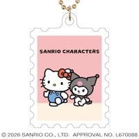#サザンDSクリエイト(国内販売のみ） 身辺雑貨 サンリオ切手風アクリルキ－チェ－ン  キティ･クロミ 20711