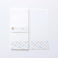 #古川紙工 レター 美濃和紙･一筆箋  七宝文様 fuku1-0009