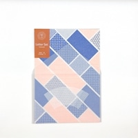 #古川紙工 レター 美濃和紙･レターセット  小紋柄 fuku2-0002