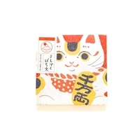 #古川紙工 レター 美濃和紙･ましかくぽち文  招き猫 fuku3-0001