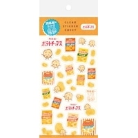 #古川紙工(国内販売のみ） シール 透明シールシート  ポテトチップス QS282