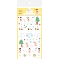 #古川紙工(国内販売のみ） シール 透明シールシート  うきうきハイジ QS297