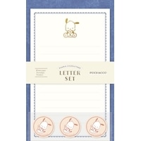 #古川紙工(国内販売のみ） レター 箔押しミニレターセット  ポチャッコ SS78