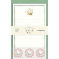 #古川紙工(国内販売のみ） レター 箔押しミニレターセット  けろけろけろっぴ SS82