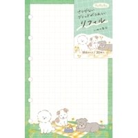 #古川紙工 手帳小物 リフィル ミニ6 イヌノシュウカイ RF03