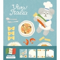 #古川紙工 メモ メモパッドパン･イタリア  パスタわんこ LM366