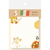 #古川紙工 付箋 付箋･イタリア  ピザにゃんこ QF254