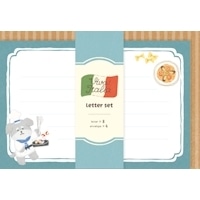 #古川紙工 レター レターセット･イタリア  パスタわんこ LLL502