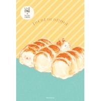 #古川紙工(国内販売のみ） ポストカード トコロコムギ･レトロ印刷ポストカード  ブレッド HJ102