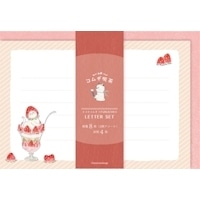 #古川紙工(国内販売のみ） レターセット トコロコムギ･レターセット  ストロベリー LLL511