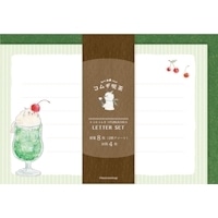 #古川紙工(国内販売のみ） レターセット トコロコムギ･レターセット  喫茶 LLL514
