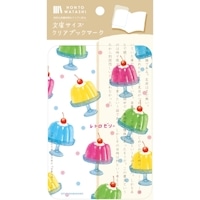 #古川紙工 読書関連小物 文庫クリアブックマーク 1枚入 レトロゼリー QE218