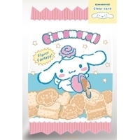 #古川紙工(国内販売のみ） カード 箔押クリアカード  シナモロール CP18