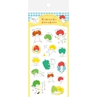 #古川紙工(国内販売のみ） シール 透明シールシート 大 ベジフル QS397