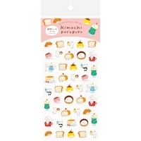 #古川紙工(国内販売のみ） シール 透明シールシート 小 カフェ QS402