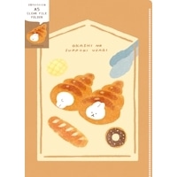 #古川紙工 ファイリング用品 クリアファイル A5（2PK） すっぽりウサギ QE297