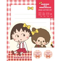 #古川紙工(国内販売のみ） レター ダイカットミニレターセット  まる子＋モンチッチ LT782