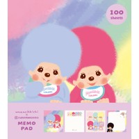 #古川紙工(国内販売のみ） メモ帳 メモパッド 100Sheet モンチッチカラーズ LM449