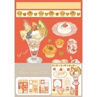 #古川紙工(国内販売のみ） デコペーパーセット  パフェ QD19