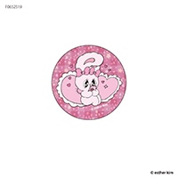 #フタバ(国内販売のみ） 身辺雑貨 エスターバニー･缶バッジ  ハート F0652519