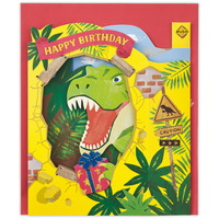 #日本ホールマーク オルゴールカード オルゴールカード　ボックス恐竜 誕生日カード 恐竜 EAO-829-810