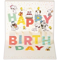 #日本ホールマーク(国内販売のみ） カード 誕生お祝い･立体スヌーピー兄弟とバースデ  立体スヌーピー兄弟とバースデ 850074