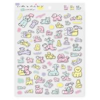 #表現社 シール いぬとのんびり  ニシワキタダシ 22-978