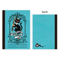 #表現社 印章用品小物 スタンプノート･黒ねこ意匠 A6 KURONEKO 26-967