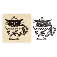 #表現社 スタンプ･黒ねこ意匠  おひるね 26-991