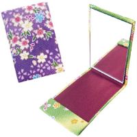 #表現社 身辺雑貨 ちりめん立鏡   34-166