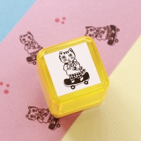 #サンビー デコレーションスタンプ 北岸由美浸透印  おでかけねこ ktgs-stamp-02