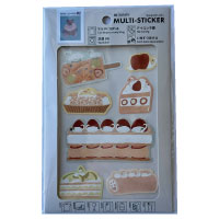#サンビー シール マルチステッカー  トビマツショウイチロウ　スワンとスイーツ MLS-TS02