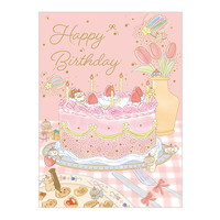 #チキュウグリーティングス レター バースデイカード   C01-0005