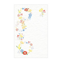 #チキュウグリーティングス 慶弔用品 和紙ぽち袋 3枚入 花 CB23-0009