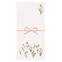 #チキュウグリーティングス 祝儀袋 万円袋 2枚入 チューリップ C22-0005