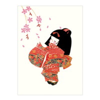 #チキュウグリーティングス カード 和風グリーティングカード  童カード C07-0049