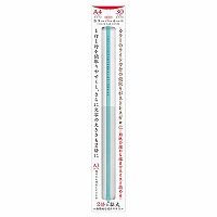 #共栄プラスチック ルーペ カラーバールーペ　 30㎝ ライトグリーン CBL-1400-LG