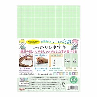 #共栄プラスチック 下敷き しっかりシタ字キ　 Ｂ５判　 メロン SHS-B5-01