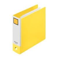 #キングジム ファイリング用品 ミニリングファイルバインダー 3穴 黄 MN637-Y