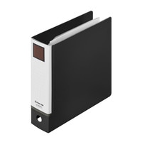 #キングジム ファイリング用品 ミニリングファイルバインダー 3穴 黒 MN637-BK