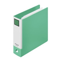 #キングジム ファイリング用品 ミニリングファイルバインダー 3穴 緑 MN637-G