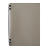 #キングジム ノート レザフェスURNテフレーヌ  グレー 9855TELU-GY