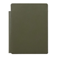 #キングジム メモ帳 レザフェスUスライドメモパッド  オリーブ 9932LU-OL