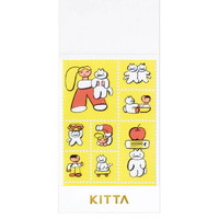 #キングジム マスキングテープ キッタクリア  ネコトイッショ KITT024