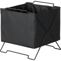 #キングジム  スタックバスケット 収納ボックス【SPOT】  BLACK KSP002S-BK