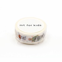 #カモ井 マスキングテープ mt for kids work・人 15mm×7m  MT01KID016