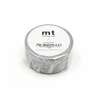 #カモ井 マスキングテープ mt Morris & Co. Pure Bachelors Button Stone/Linen 20mm×7m  MTWILL17