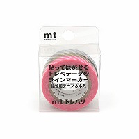 #カモ井 マスキングテープ ｍｔトレハリ　詰替用テープセットＤ　ストライプ
（ストライプ蛍光ピンク、ストライプ金、ストライプ銀） 5mm×7m  MTTCP05